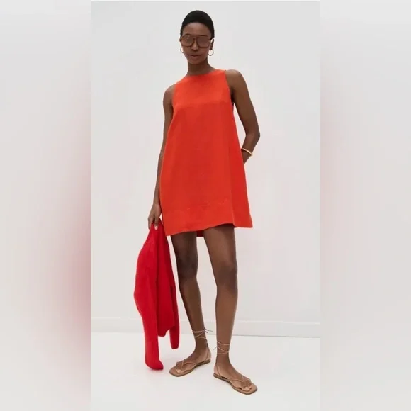 Madewell 100% linen shift dress - Picture 1 of 12